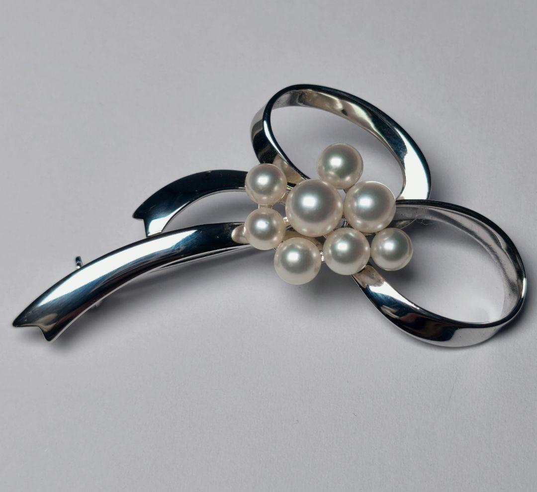 【極美品 最高級!!】ミキモト ブローチ パール フォーマル 正規品 皇室御用達