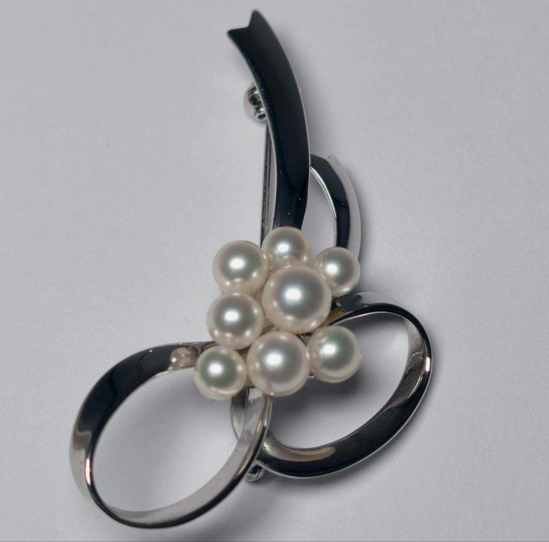 【極美品 最高級!!】ミキモト ブローチ パール フォーマル 正規品 皇室御用達