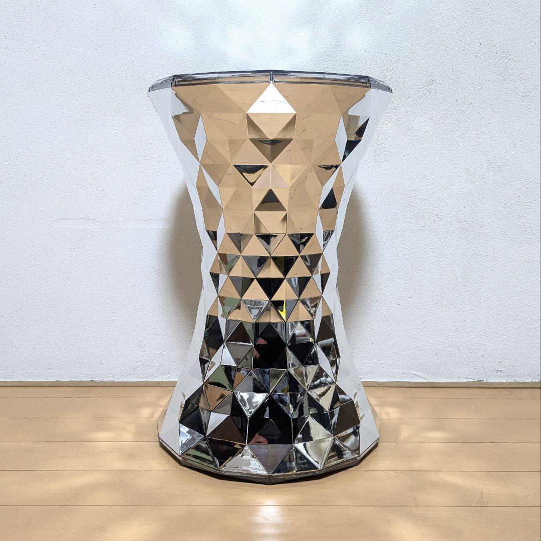 美品 Kartell STONE カルテル ストーン スツール クローム