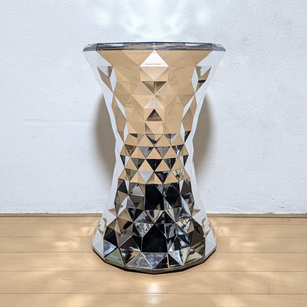 美品 Kartell STONE カルテル ストーン スツール クローム