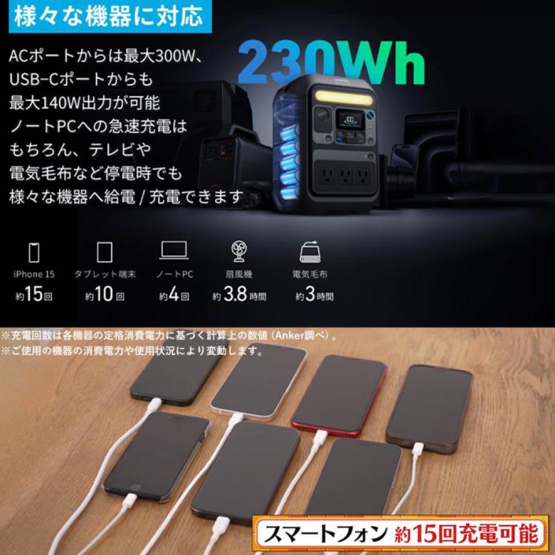 新品★ANKER SOLIX ポータブル電源★Ankerポータブル電源防災グッズ
