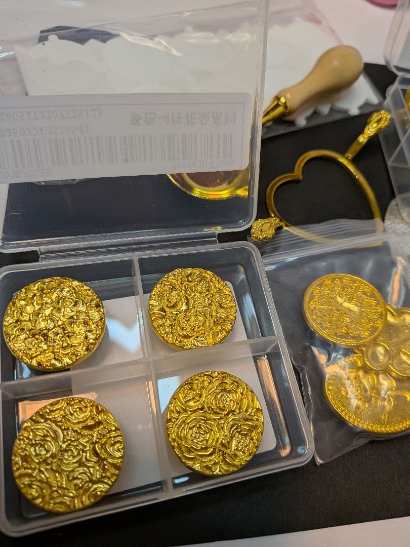 ⑤コラージュ　シール　紙もの　シーリング