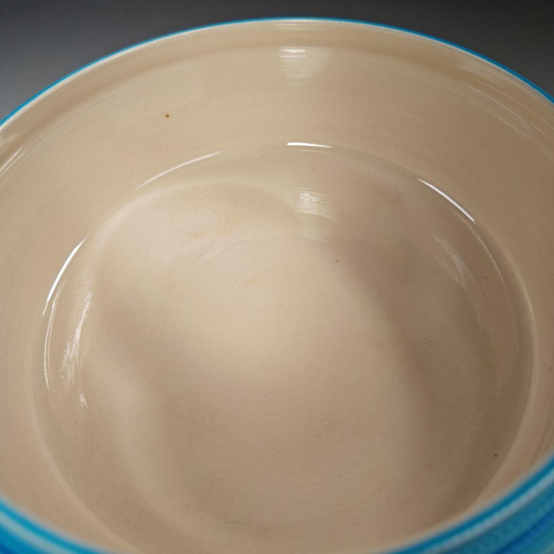 イ713 食籠『手塚大示』『即中斎好　交趾　独楽　食篭　共箱』茶道具 菓子器