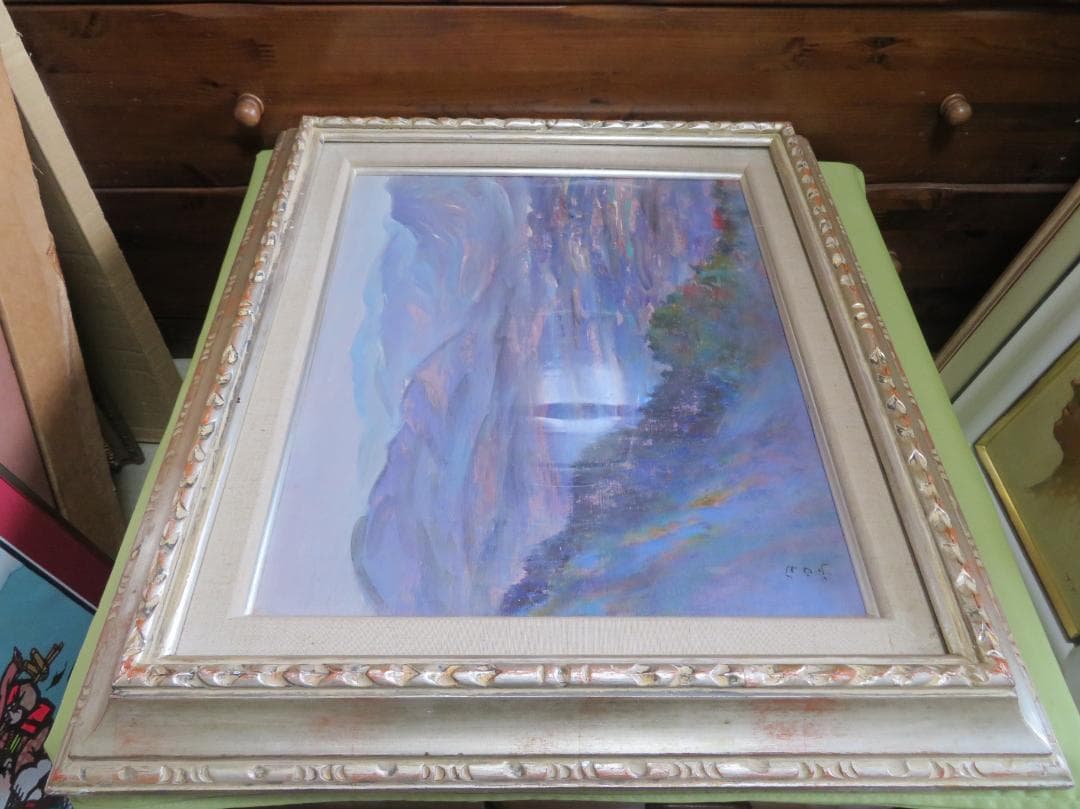 ◆金子太郎　「丹沢」　油彩　F8号　新制作協会会友　新作家賞　幻の画家　水上勉◆