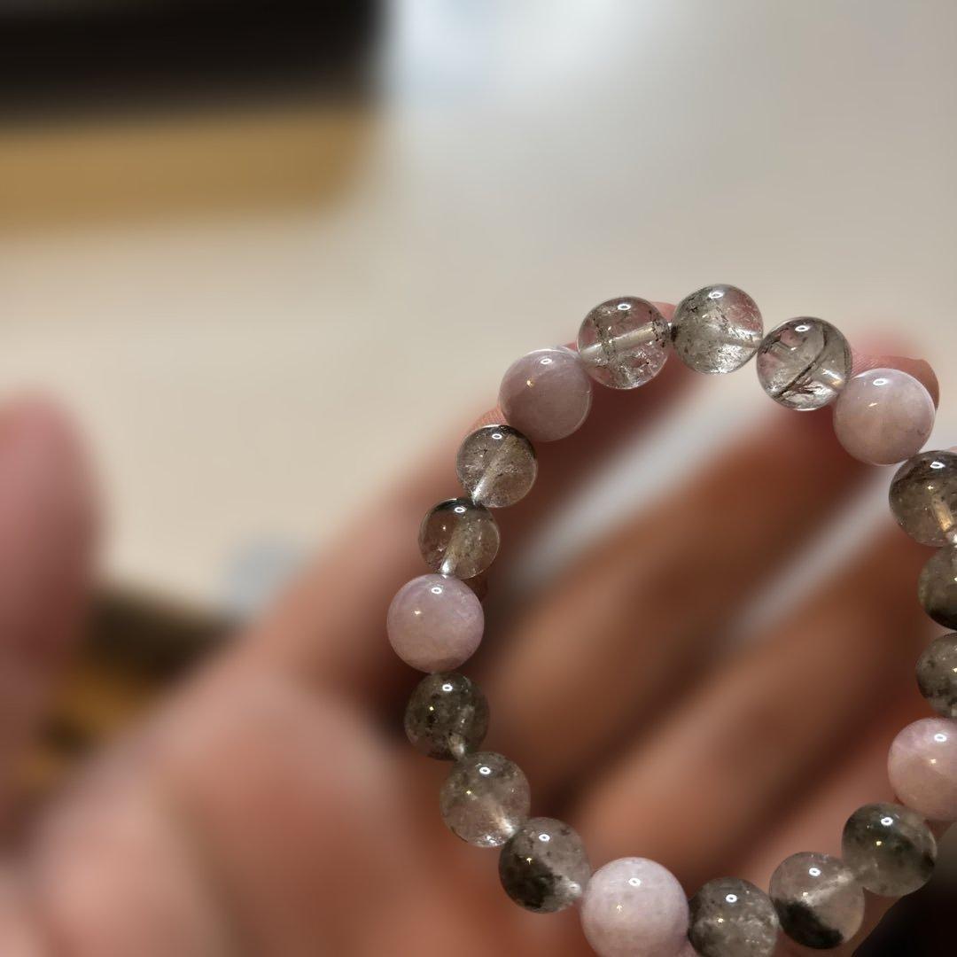 綺麗！ピンククンツァイトとガーデンクオーツ！ずーんとくる！