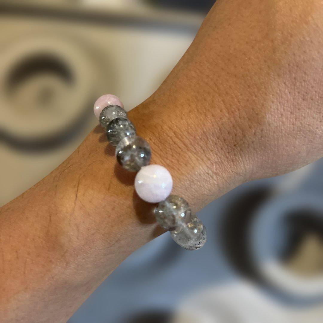 綺麗！ピンククンツァイトとガーデンクオーツ！ずーんとくる！