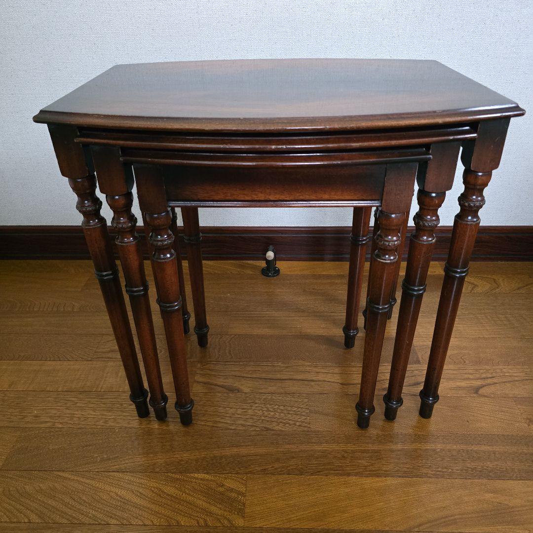 イギリス　ネストテーブル　英国家具