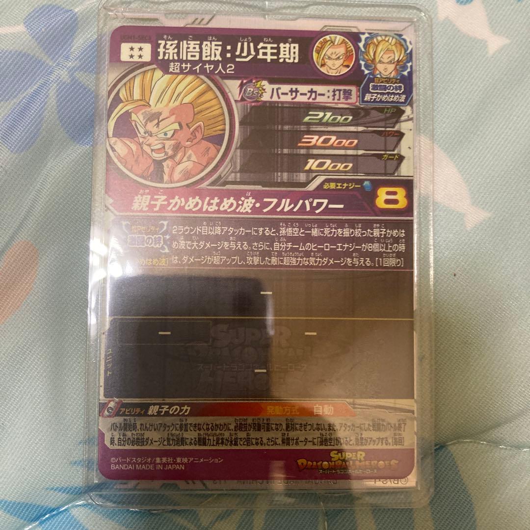 孫悟飯:少年期UGM1-SEC3 ベジットBM5-ASEC