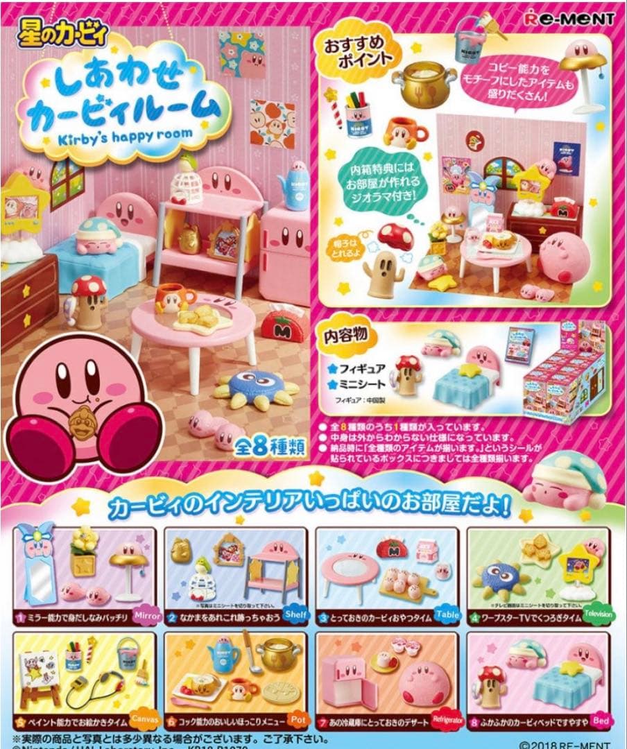 【メーカー終売品】 未開封 星のカービィ しあわせ カービィルーム 全種 セット