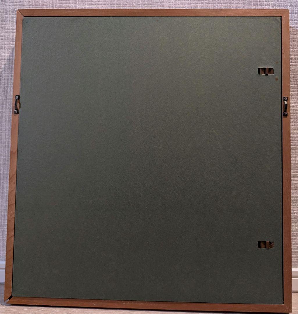 毛糸の刺繍額絵/四季の風景