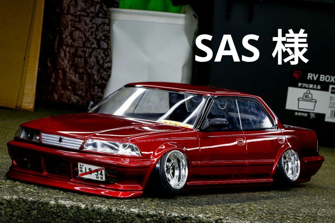 トヨタ jzx 81マークII キャンディレッド