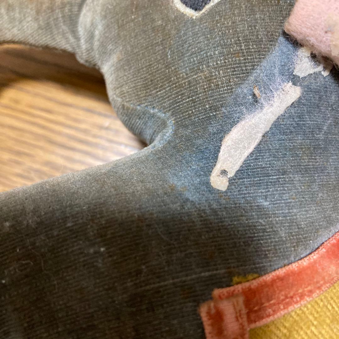 ヴィンテージ　ゾウ　ぬいぐるみ　動物園ぬいぐるみ　昭和レトロ