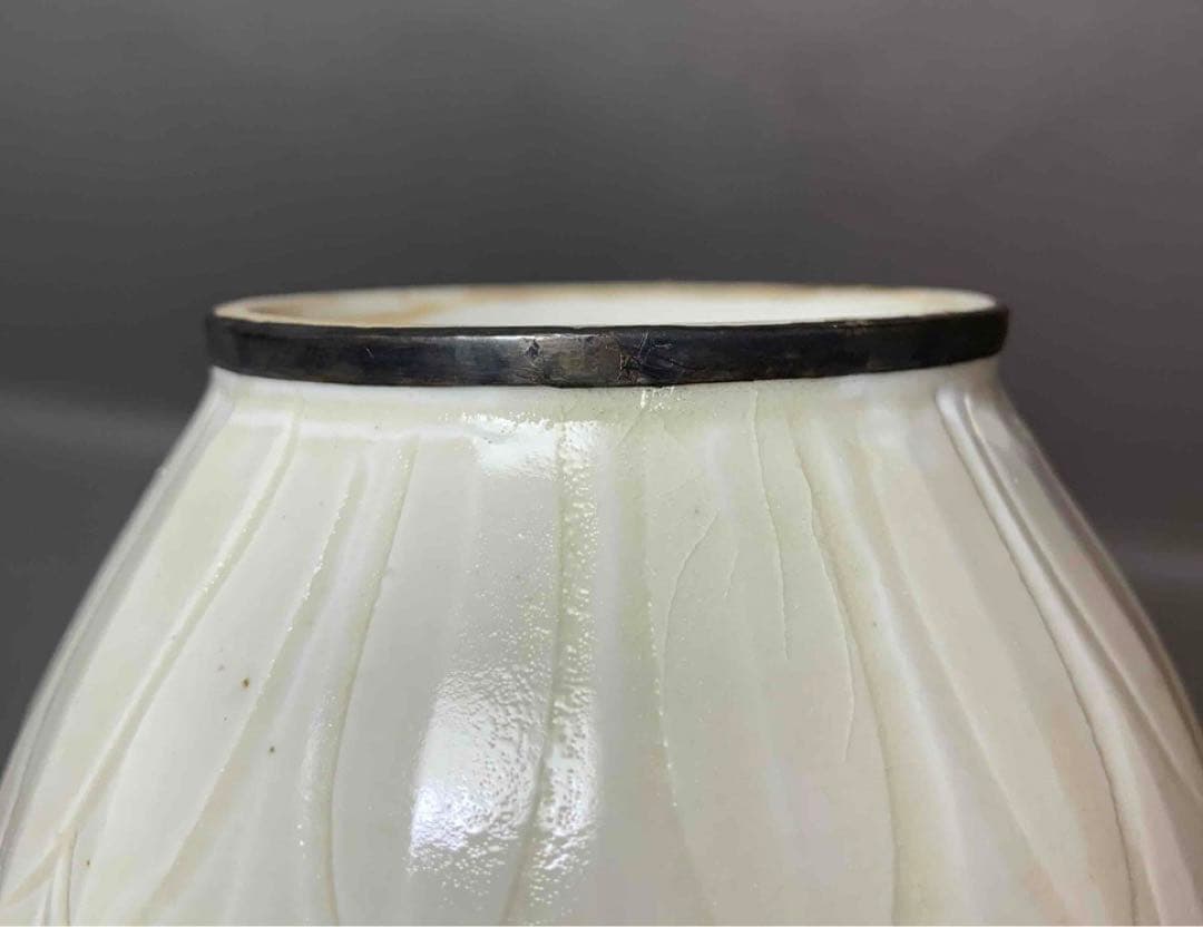 中国 連弁紋瓶　u6220721