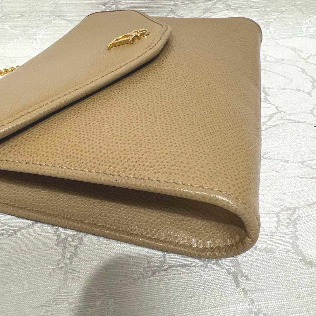 Christian Dior／クリスチャンディオール／パーティーバッグ／ベージュ