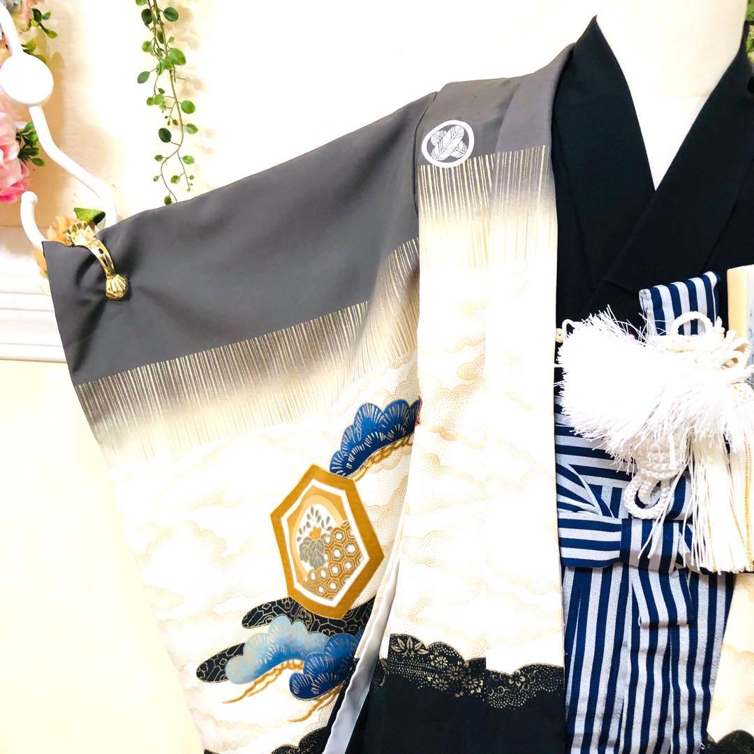 七五三五歳‼️完全️フルセット‼️一番人気兜凛々しい‼️お家からは揃えるなし