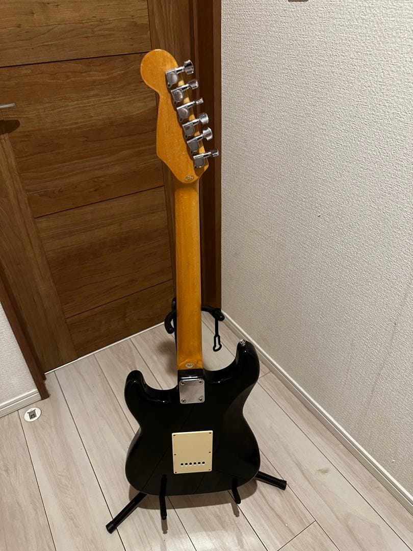 ProAuthentic ストラトキャスター エレキギター ブラック