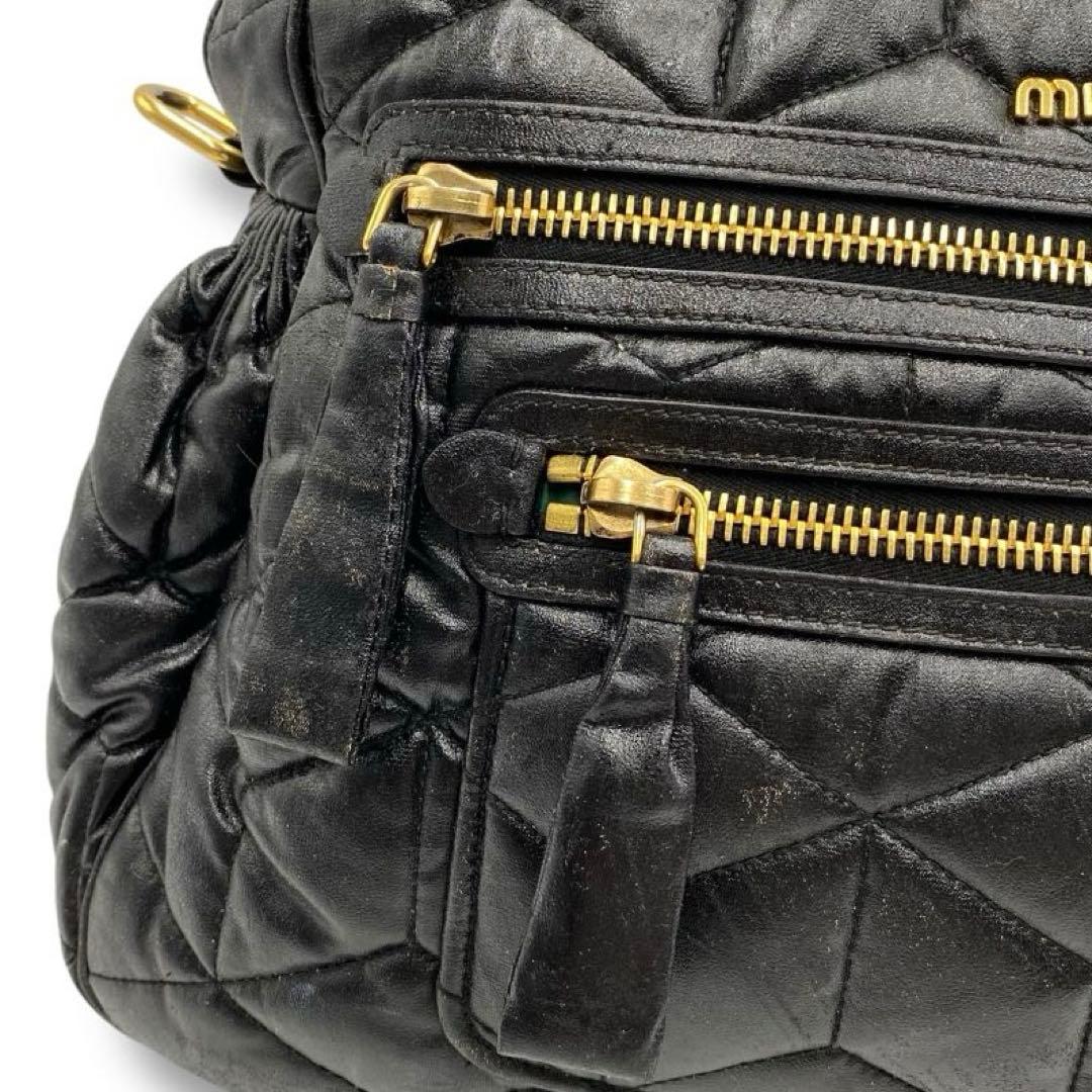 良品 MIUMIU 2WAY バッグ archive Vintage Y2K 黒