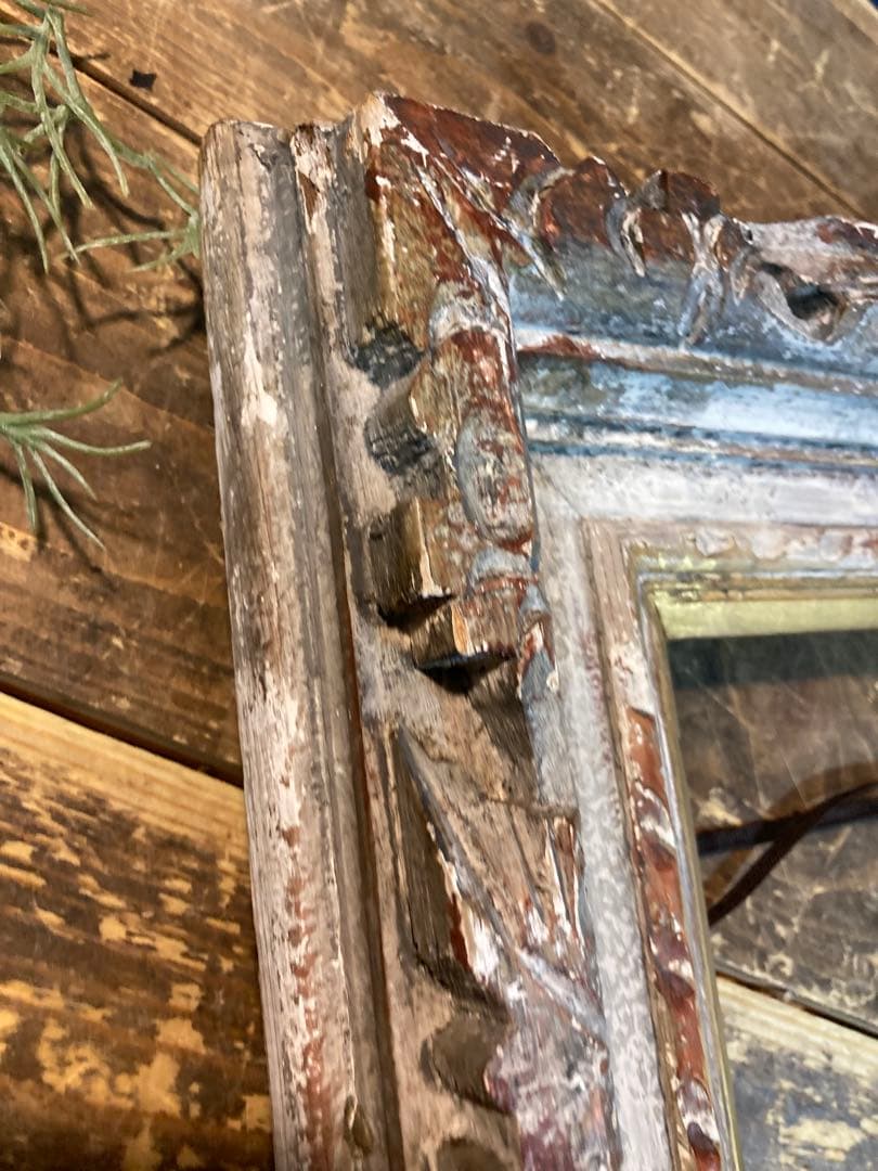 A 額縁　アンティーク調　シャビーシック？　壁掛けインテリア　ヨーロピアン風