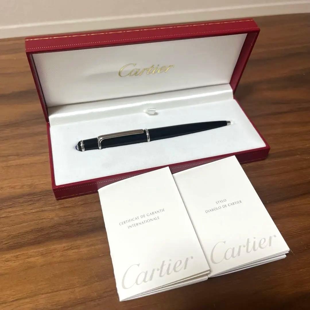 【美品】Cartier　カルティエ　ディアボロ　ボールペン　箱付き