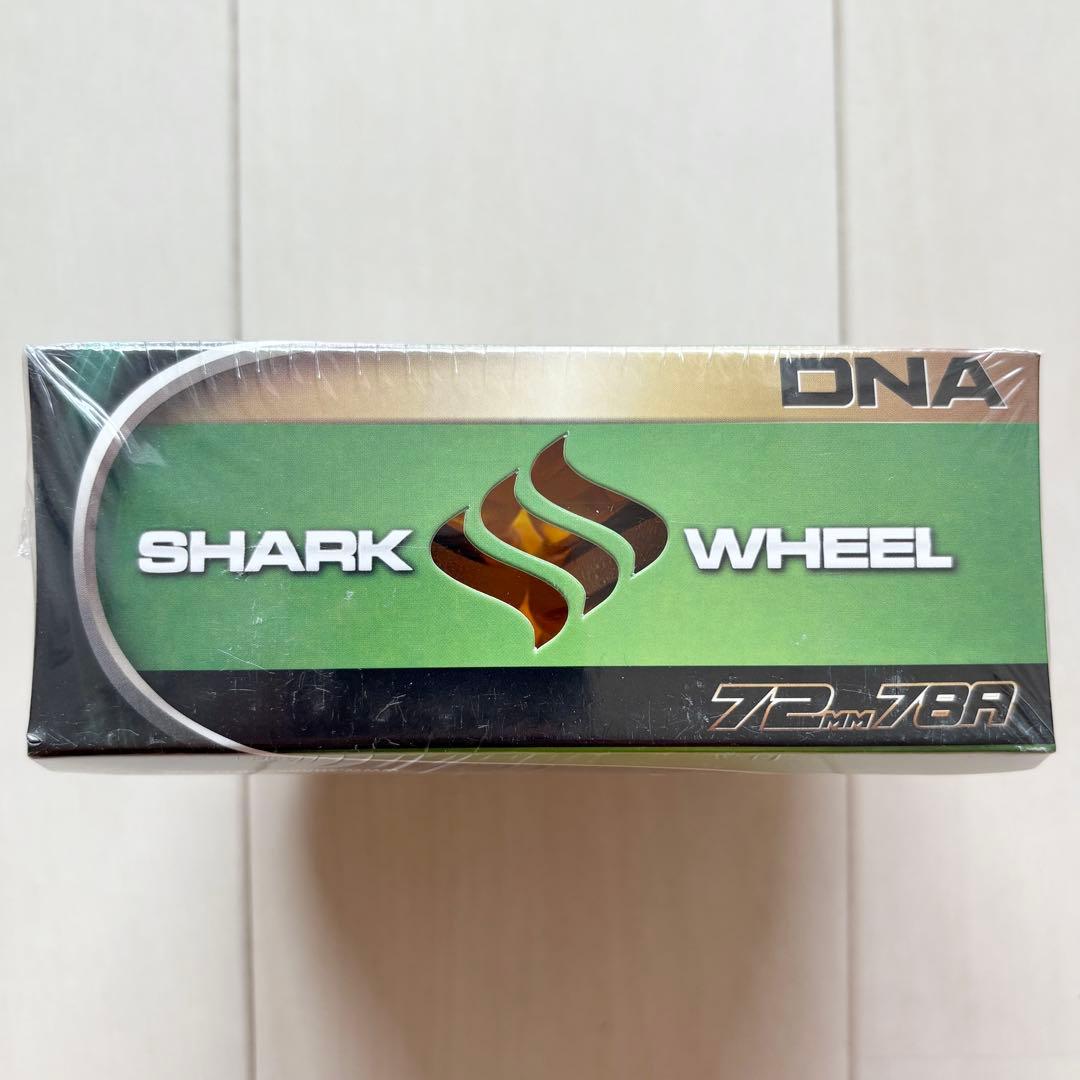 07☆新品 未開封☆ シャークウィール 72mm 78a クリアアンバー