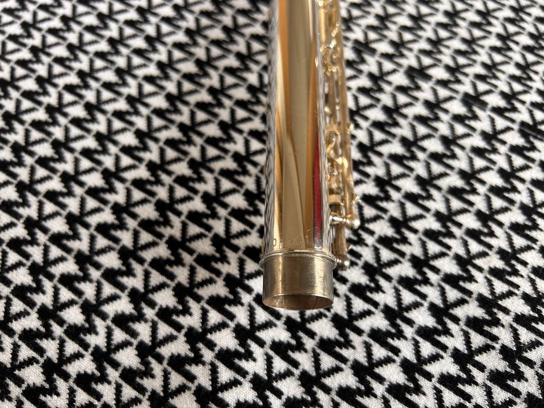 も*も様 【希少】ヤマハ　フルート　YFL-281S リングキィ　インライン　白