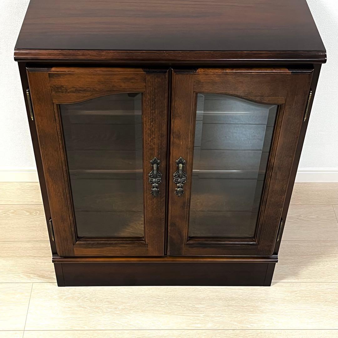 (そ64)カリモク karimoku コロニアル ガラスキャビネット