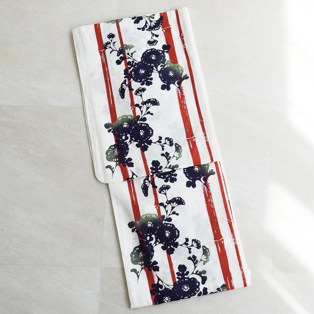 utatane 浴衣3点セット 浴衣・帯・下駄 フリーサイズ