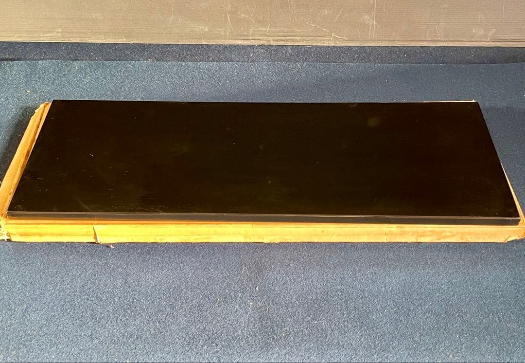 【未使用 美品】「祖」 炉用 真塗 長板 紙箱 茶道具 （1120②）