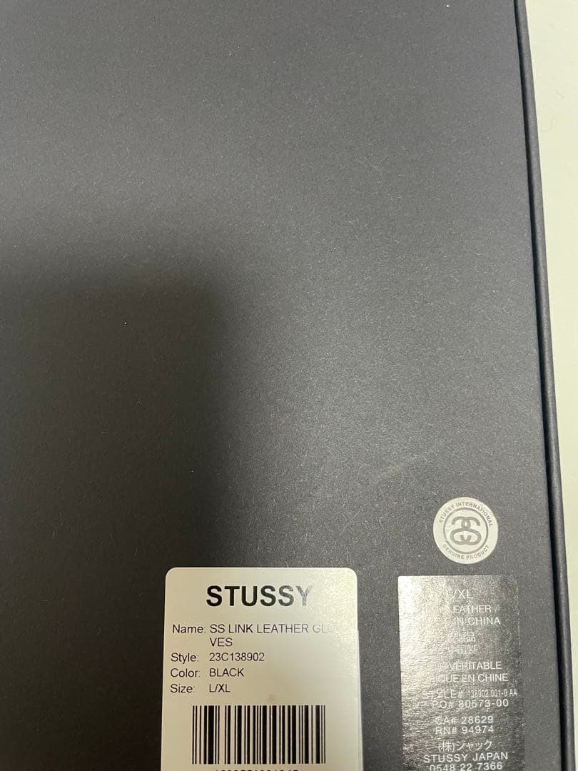 KEIJU着用 Stussy SS LINK LEATHER GLOVES