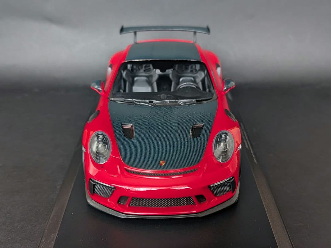 ミニチャンプス 1/18 ポルシェ 911 GT3 RS 2019 レッド