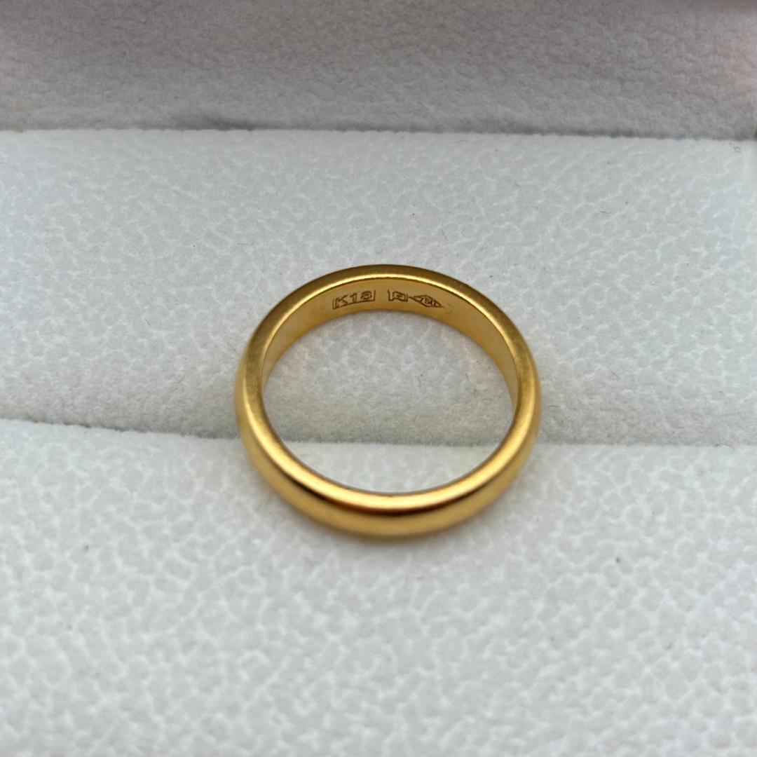 K18 ゴールド シンプルリング 3.18g