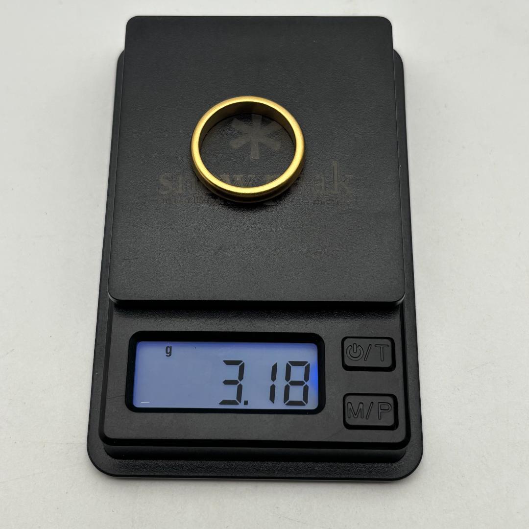 K18 ゴールド シンプルリング 3.18g