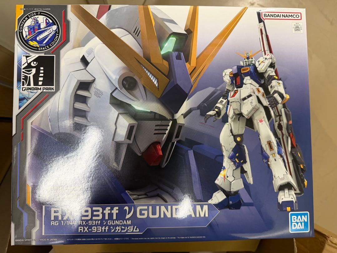 RG RX-93ff ν GUNDAM + MG ガンダムver.3.0