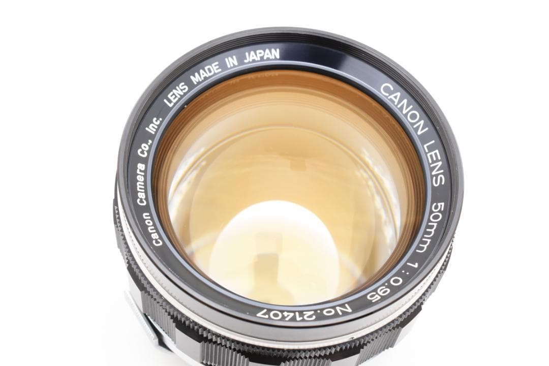 ★希少・美品★ Canon Lens 50mm F0.95 超大口径レンズ