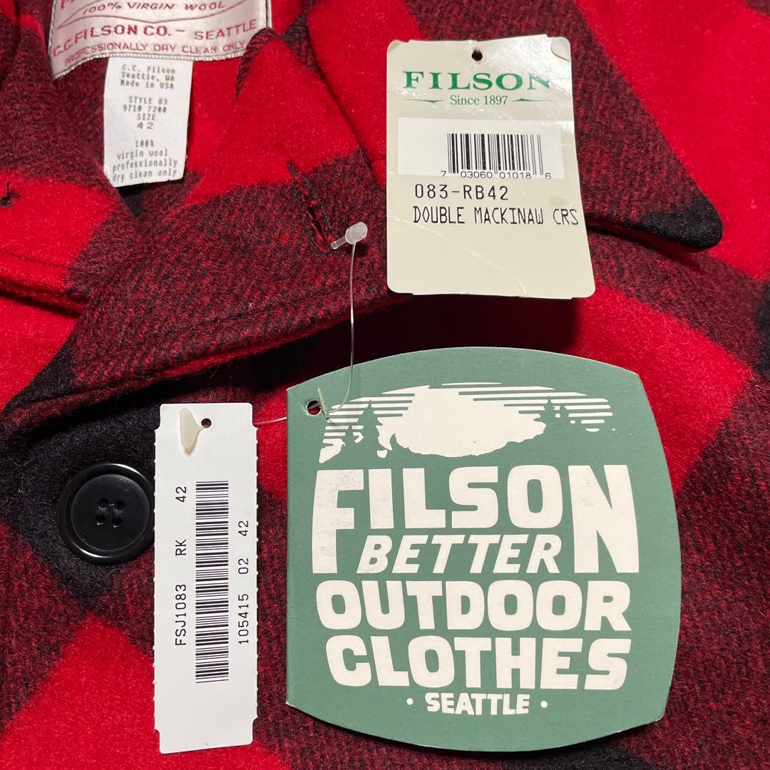 C.C. Filson ダブルマッキーノクルーザージャケット サイズ42