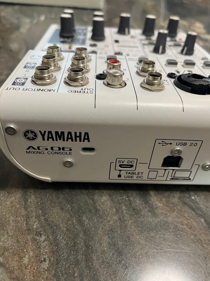 YAMAHA オーディオインターフェース AG06 マイク付き