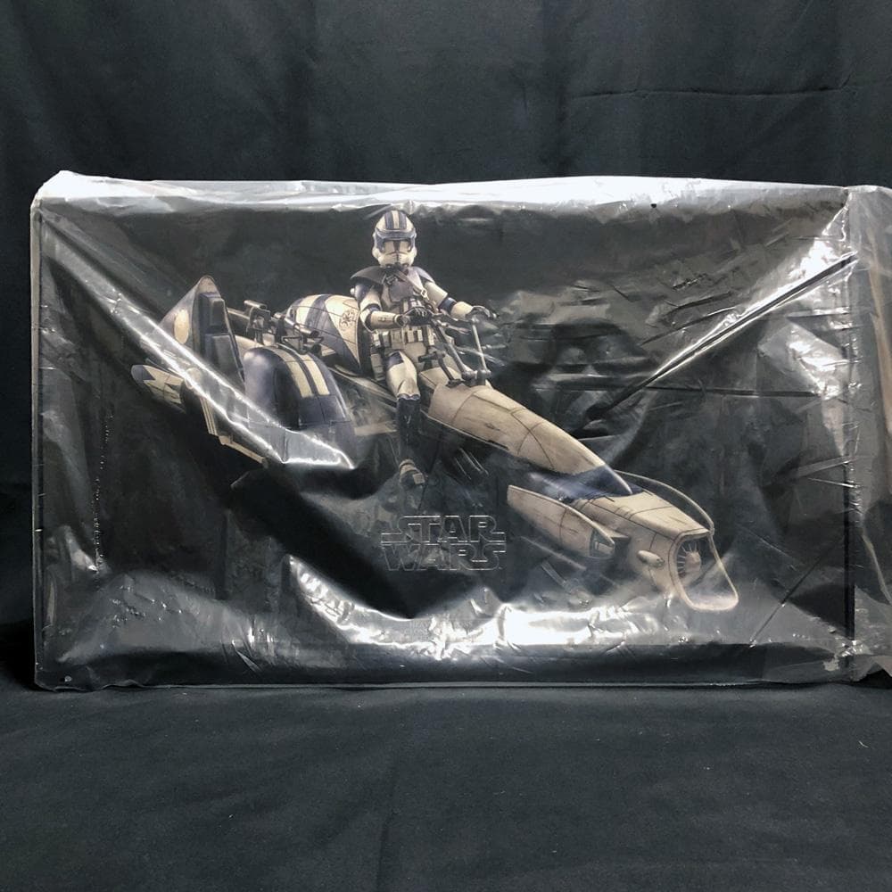 ヘビーウェポン・クローン・トルーパー＆BARCスピーダーサイドカー付ホットトイズ