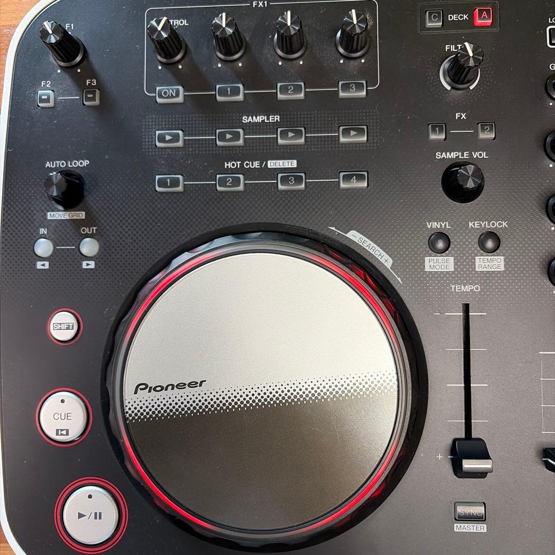 パイオニアDDJ-ERGO DJコントローラー 通電確認済 動作未確認 ケース付