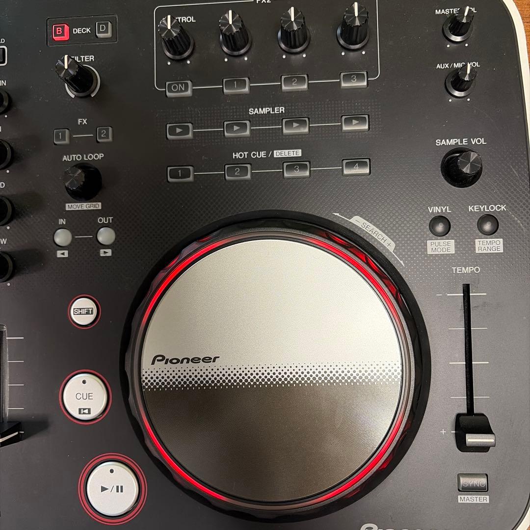 パイオニアDDJ-ERGO DJコントローラー 通電確認済 動作未確認 ケース付