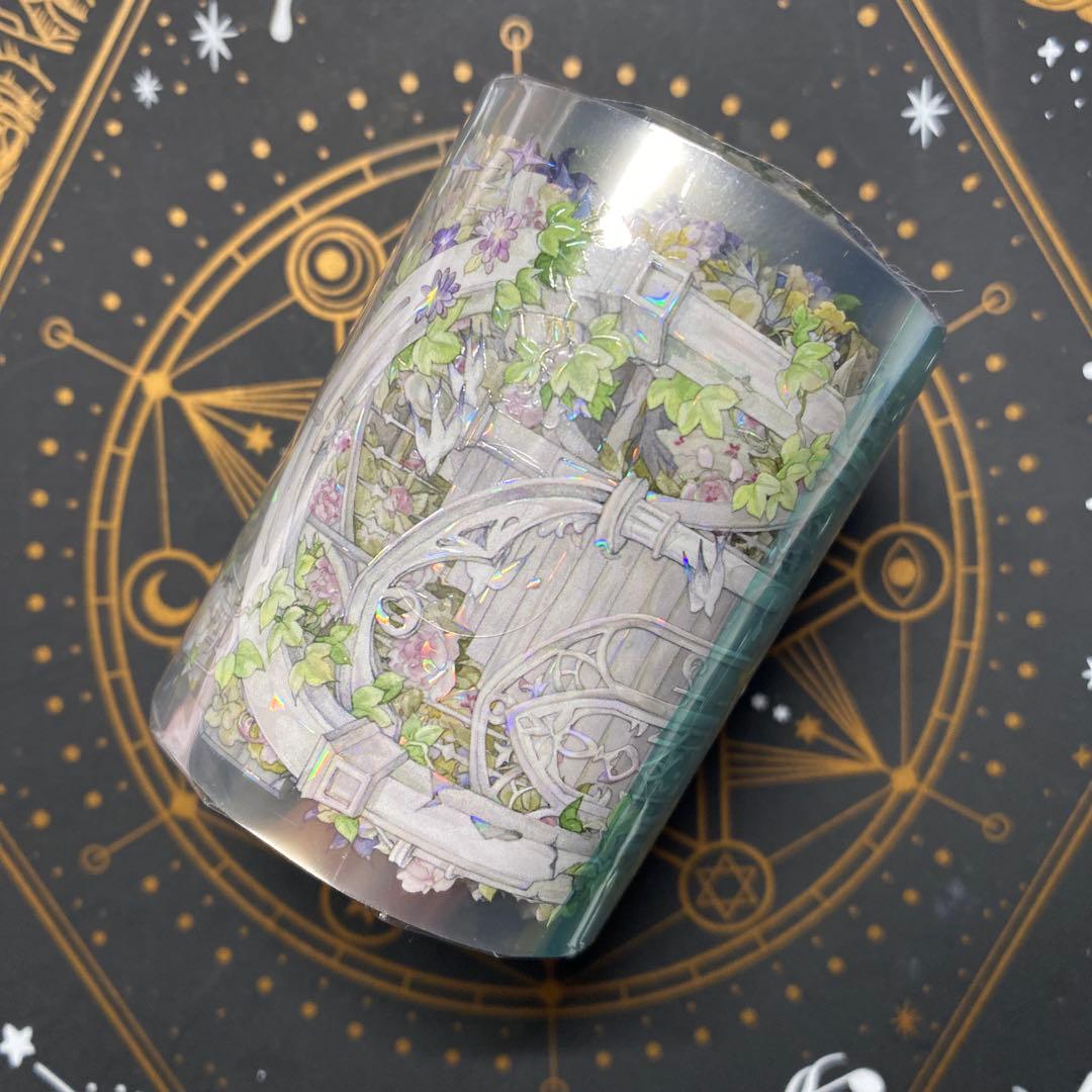 【H1】海外　10m巻　貝殻光マスキングテープ　人物系/装飾系/背景系