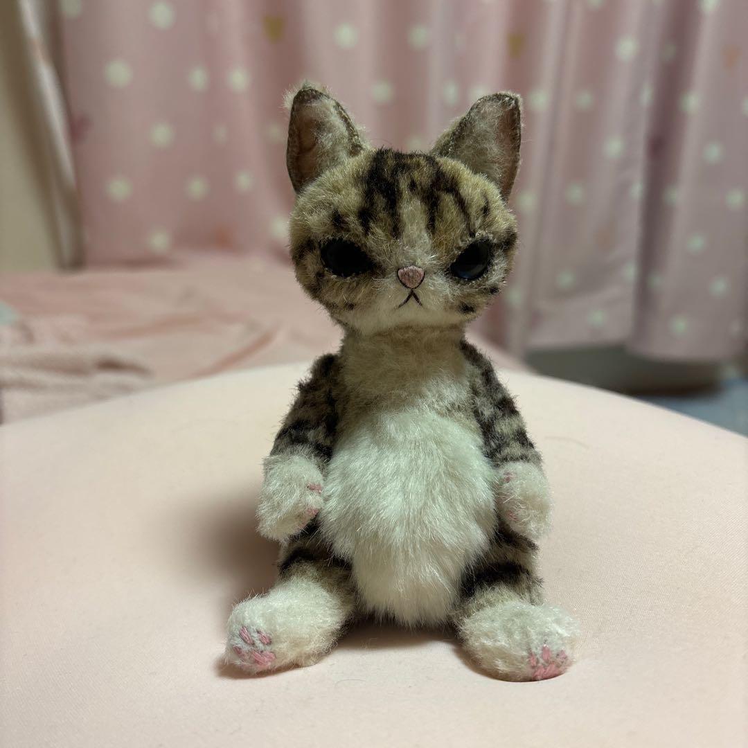 ハンドメイド　ぬいぐるみ　Re'BEAR ねこ