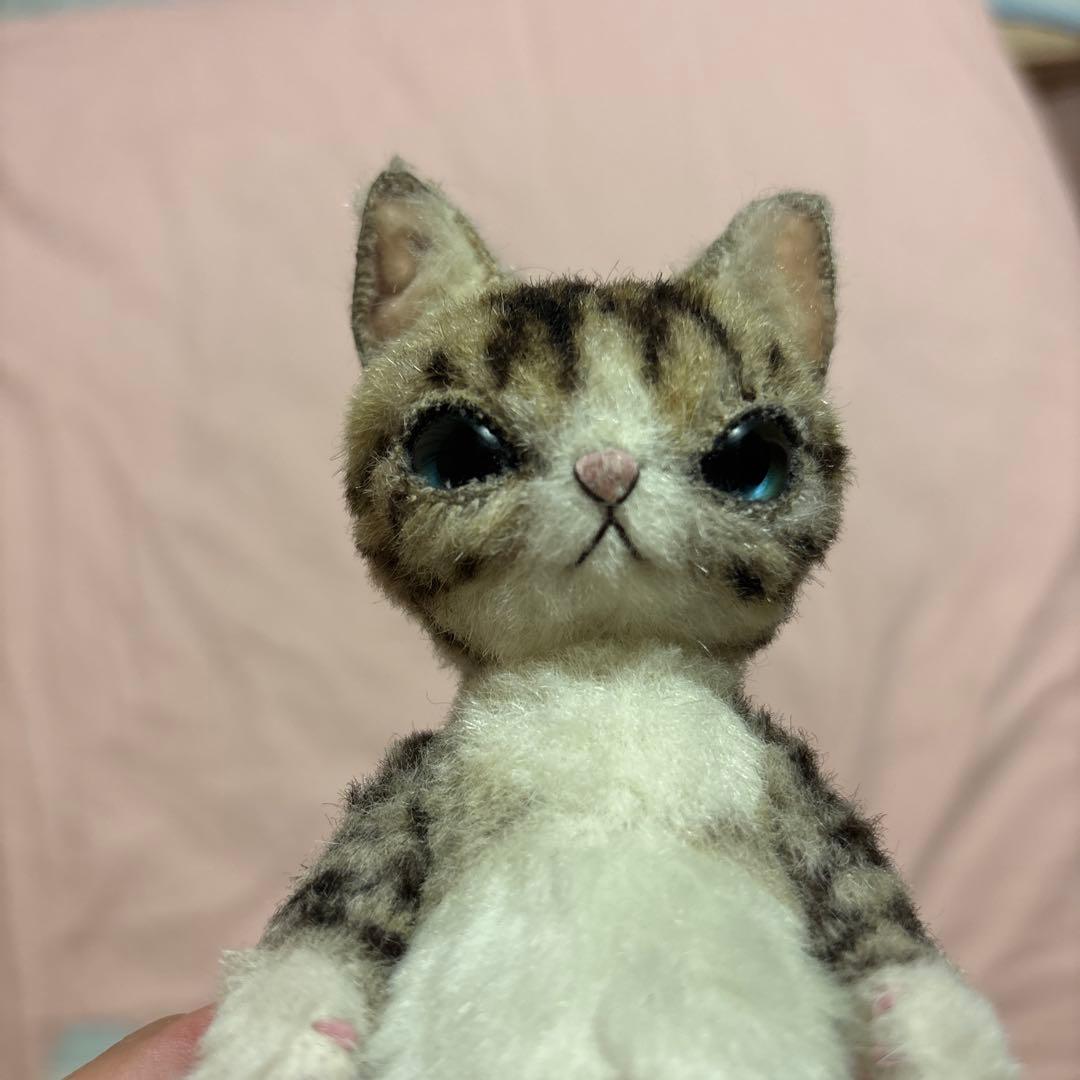 ハンドメイド　ぬいぐるみ　Re'BEAR ねこ
