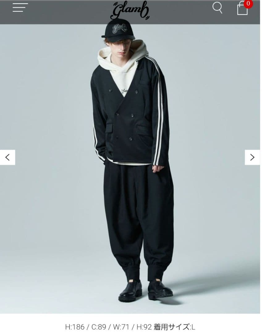 グラム Deformed Shirt Pants デフォームシャツパンツ