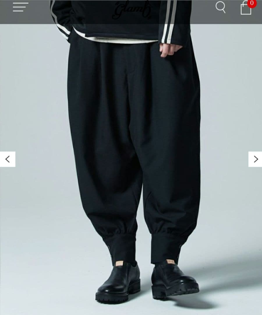 グラム Deformed Shirt Pants デフォームシャツパンツ