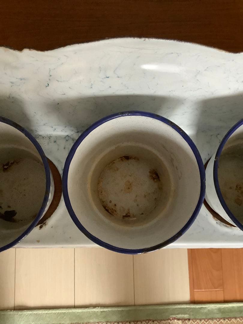 フランス　アンティーク　ホーロー　サボンラック