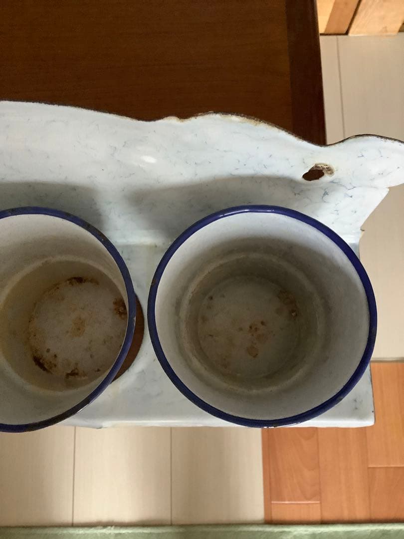 フランス　アンティーク　ホーロー　サボンラック