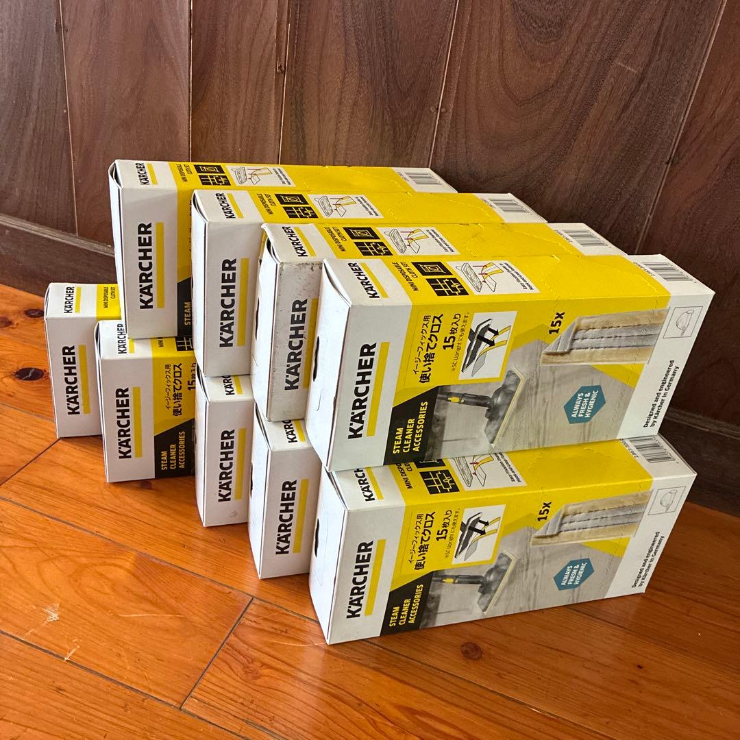 KARCHER　スチームモップ SC Upright 使い捨てクロス15枚✖️9