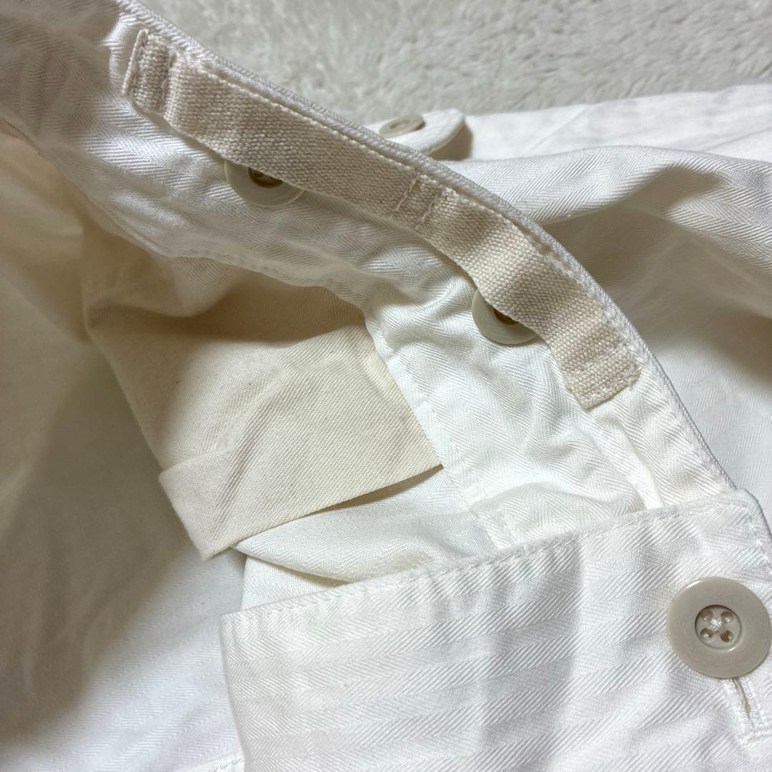 chimala チマラ　ヘリンボーン　カーゴパンツ　Mサイズ　オフホワイト