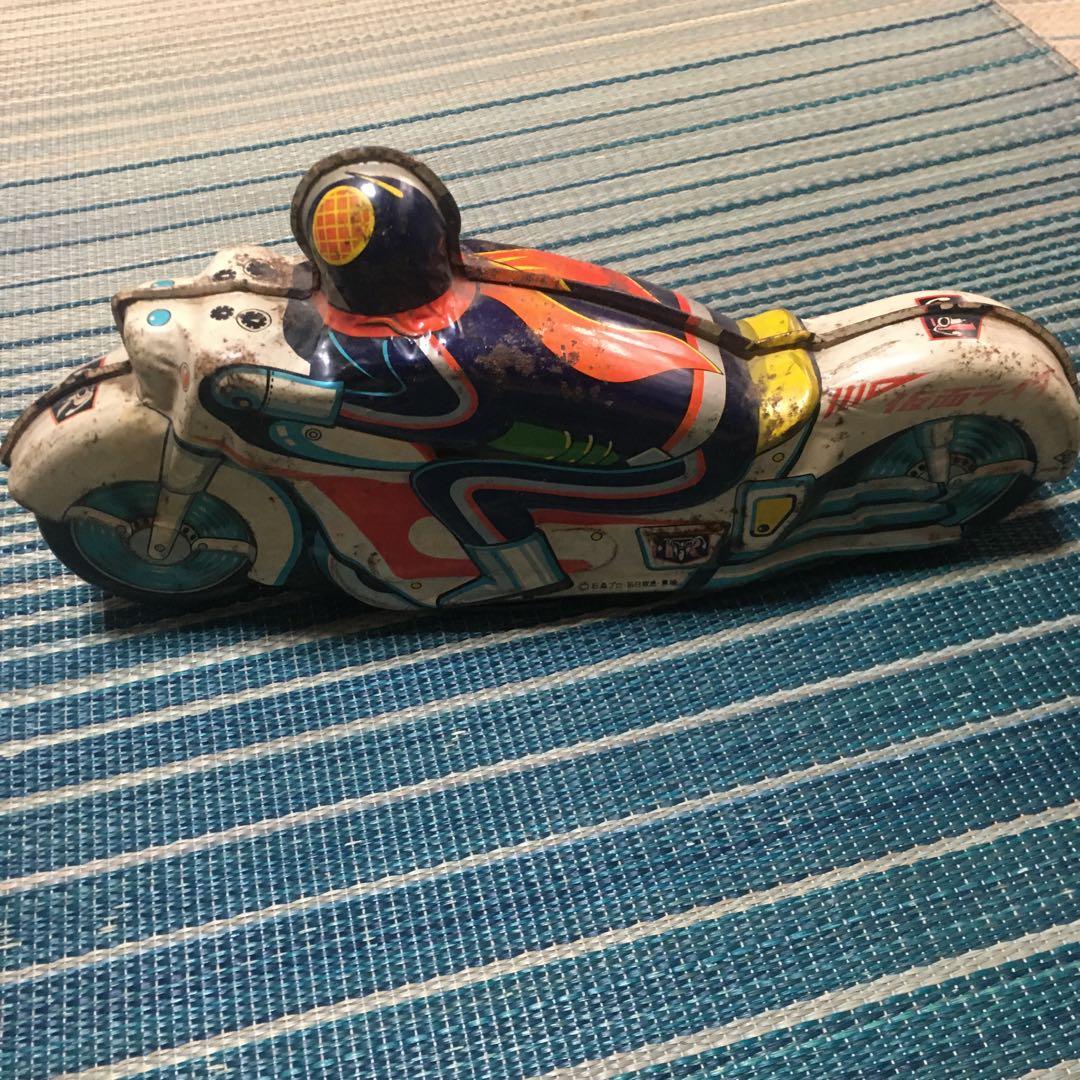 #仮面ライダー1号サイクロン号#ブリキおもちゃ