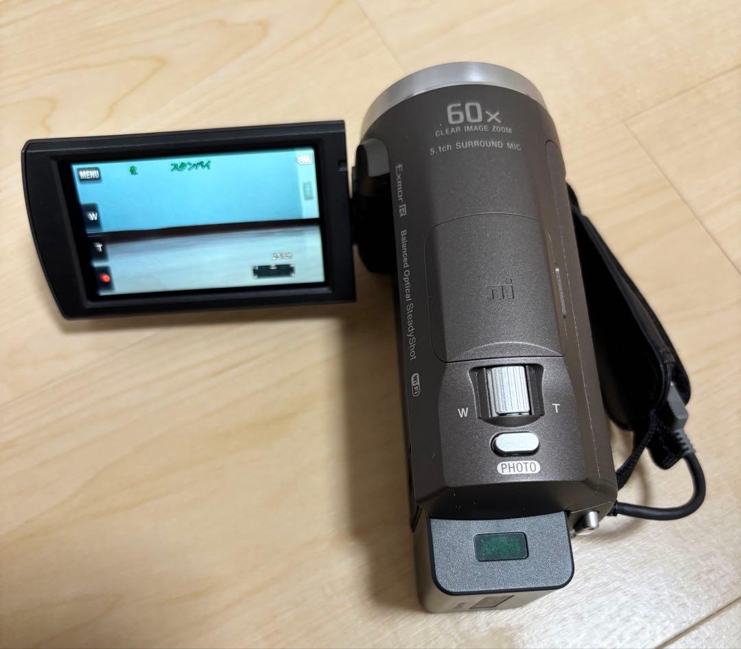 SONY HDR-CX680 ビデオカメラ　バッテリー2つ付き